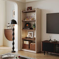 Wall-mounted freestanding bookcase & storage unit - kids' bookshelf, student home organizer, multi-tier storage cabinet