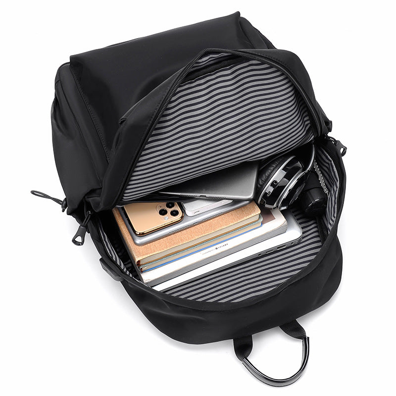 Printable logo laptop bag business travel backpack large capacity outdoor leisure men's backpack