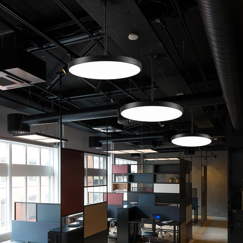 Mahjong table extendable height adjustable pendant light - commercial grade, ultra-bright, ideal for mahjong parlors, offices, restaurants, and industrial style spaces