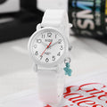 New arrival exam-specific kids quartz watch women's high-looking waterproof student niche style forest style retro women's watch