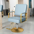 Hairdressing shop barber shop chair hair salon special adjustablerotateaccessible luxury stainless steel trendy store fashion hair cutting chair seat