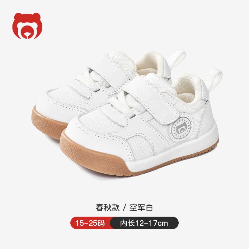 Toddler shoes for boys, spring and autumn infant shoes, soft sole functional cartoon shoes for babies aged 1-3, boys' shoes