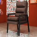 Mahjong chair chess and card room backrest plaid long sitting conference chair mahjong house home office chair special for playing mahjong