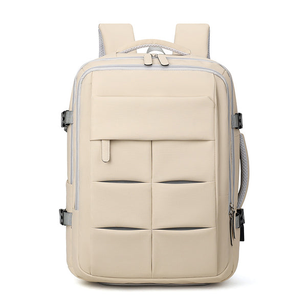 Premium business backpack men's travel backpack business trip large capacity multi-functional student computer bag shoe compartment multi-pocket