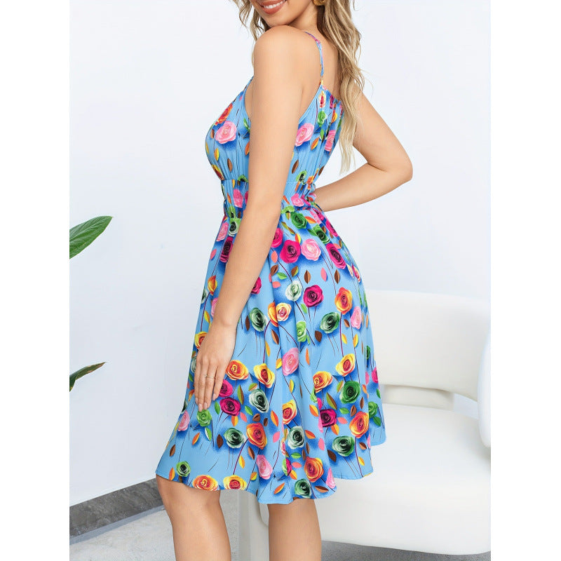 Aliexpress new women's fashion camisole beach dress for vacation