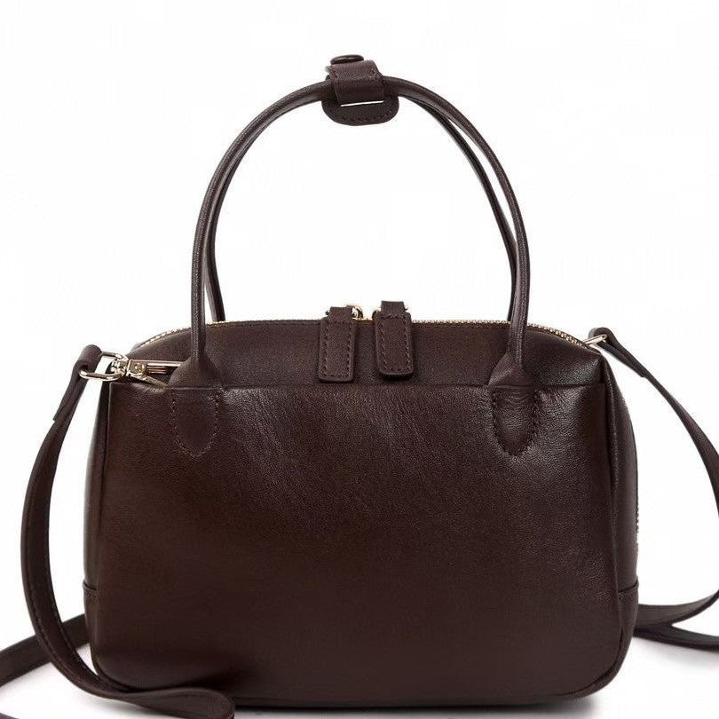 Bag 2024fall and winternew arrival bucket bag vegetable basket women's bag genuine leather satchel bag classysenseniche style crossbody bag