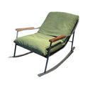Rocking chair retro style living room sofa chair adult lounge chair lazy sofa balcony casual rocking chair leisure chair
