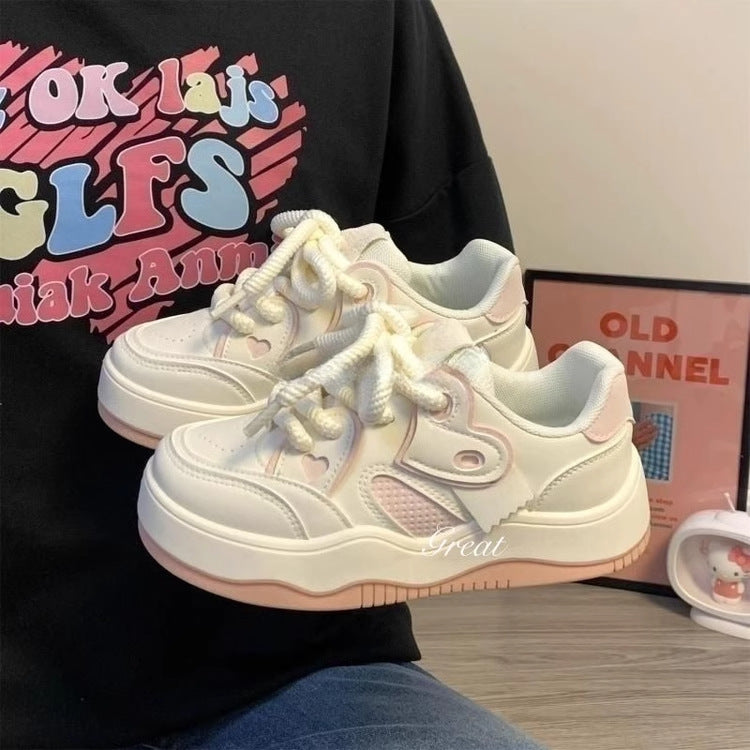 Women's shoes: 2026 autumn new arrivals - trendy retro casual original design, niche college style platform sneakers, women's bread shoes, athletic shoes