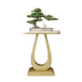Italian light luxury flower stand storage rack flower stand rock slab flower stand casual living room sofa decorative rack balcony flower pot rack