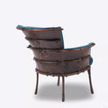 Medieval style tribal palm tea room owner chair sofa chair living room accessible luxuryclassy genuine leather retrocasual tea chair