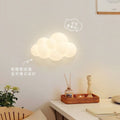 Cloud wall lamp cream style living room background wall lamp modern casualkids room led eye protection bedroom bedside lamp