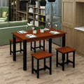 Dining table and chair combination snack bar restaurant fast food restaurant casual breakfast shop rectangular restaurant noodle shop dining table
