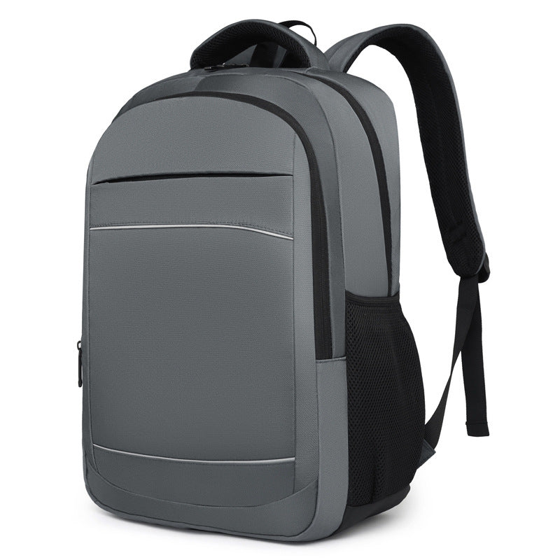 Cross-border new short-distance business trip large-capacity simple male business travel computer bag solid color leisure student backpack