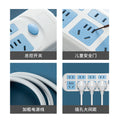 610 series 28-outlet power strip for dorms, 606 panel socket converter plug, corded power strip with long cord