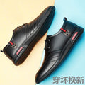 【military-grade leather shoes - premium quality】100% full grain cowhide leather, clearance sale! soft sole leather shoes for men, perfect for casual and business wear