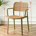Square with armrests net weight 4.8kg - military green