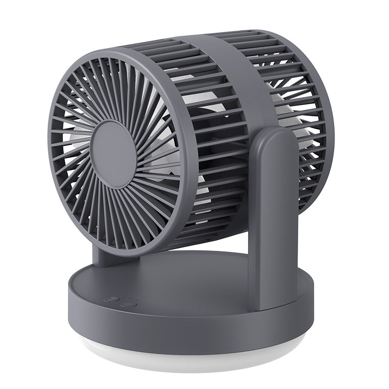 25 new japanese and korean double-head circulating fan office desktop double motor high wind usb light desktop fan