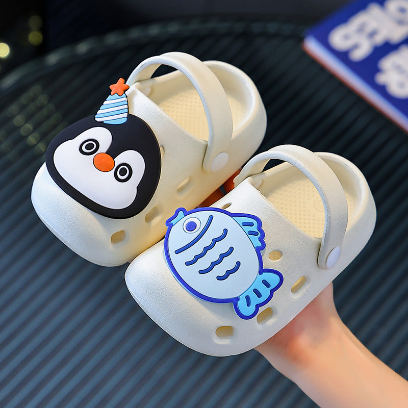 Eva kids' clogs - summer indoor anti-slip cartoon sandals for girls and boys (toddler to big kid sizes) - baby slippers & beach sandals