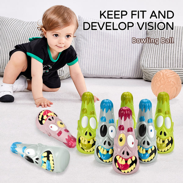 Cross-border  export Halloween zombie bowling children's puzzle indoor and outdoor parent-child interactive game toys