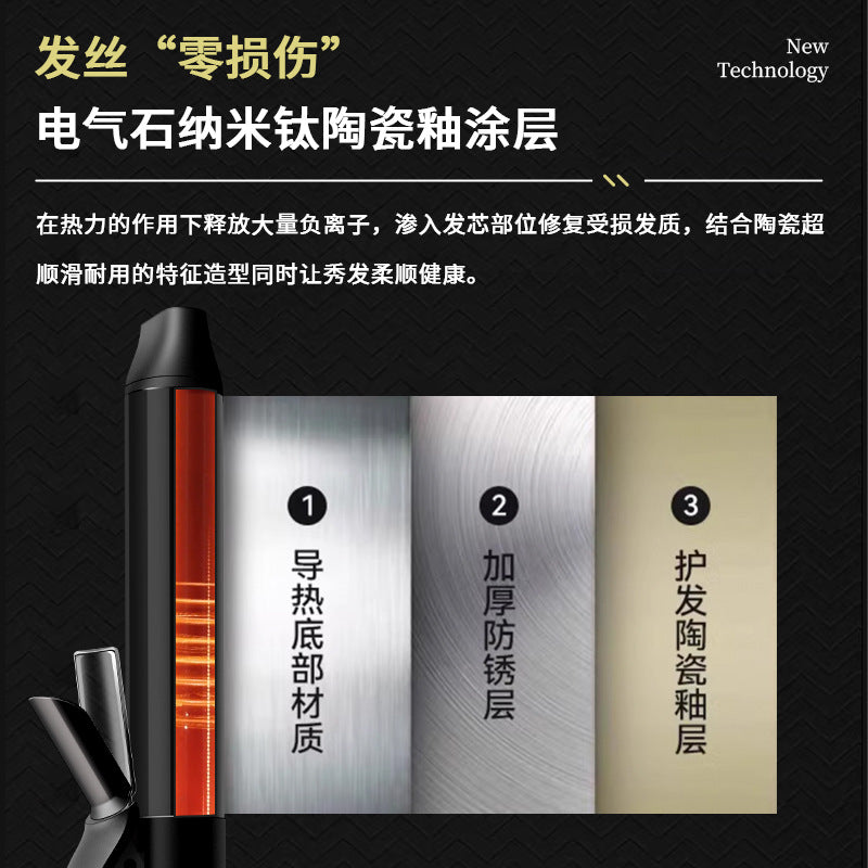 Cross-border new curling iron, fully automatic 32mm negative ion does not hurt the hair, styling egg roll, big wave, lazy hair curler.