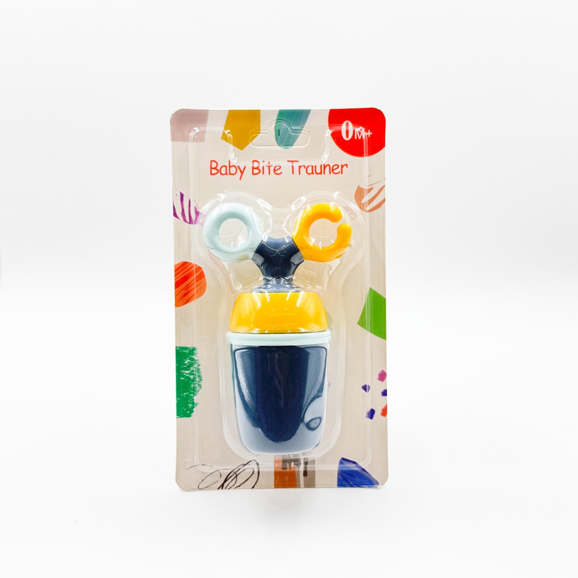 English card pack, bite music, silicone mesh bag, pacifier, baby fruit food supplement, baby fruit and vegetable music wholesale