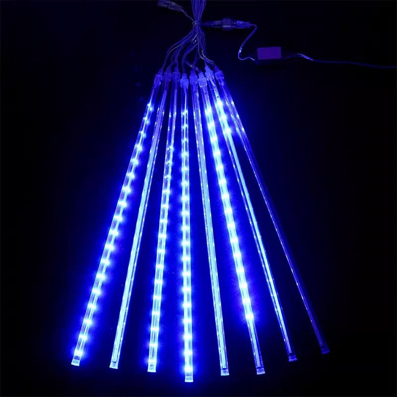 LED lights, colorful lights, flashing lights, string lights, Gypsy stars, outdoor hanging trees, flowing lights, solar line lights, energy saving and power saving