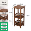 Tea table side tea cabinet living room sofa side cabinet small coffee table mahjong table corner table small square table storage rack bamboo bedroom