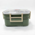 304 stainless steel double-layer insulated lunch box bento box vacuum insulated food container student meal delivery outdoor meal box