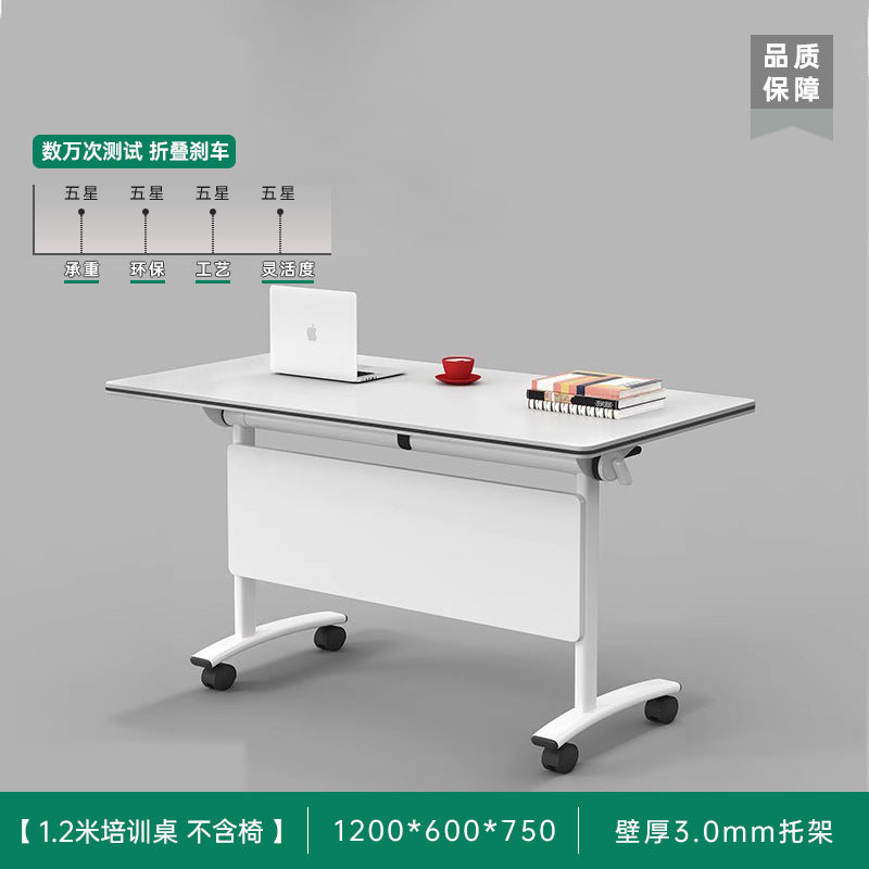 Saint li folding training table and chair mobile office desk bench table patchwork conference table student desk