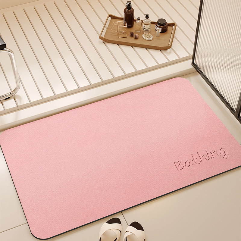 Diatom mud bathroom absorbent floor mat bathroom door shower room quick-drying toilet foot mat non-slip mat carpet bathroom