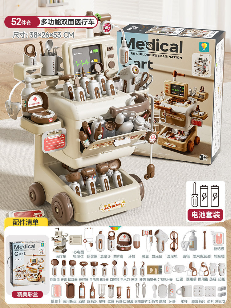 Kids' doctor role play toy set - educational simulation pretend play for girls - stethoscope & syringe - birthday gift for boys
