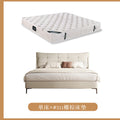 Light french cream style bed small apartment casualaccessible luxury foshan furniture master bedroom double 1.8m genuine leather bed