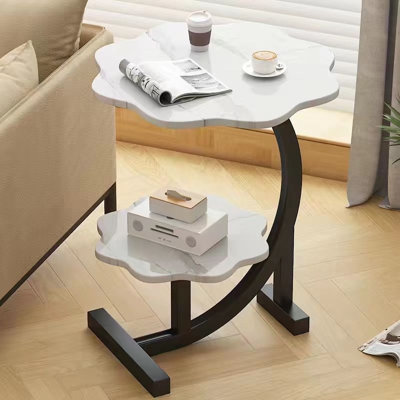 Sofa side table, living room, for home bedside small coffee table, modern storage rack, casual bedside table, bedroom bedside small table