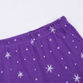 e-commerce product: classic purple princess short-sleeve and shorts set for  and