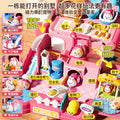 3-6 year old girls' toys, pretend play magnetic pet house, little rabbit & cat dolls, birthday gift for girls