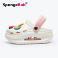 Spongebob squarepants women's clogs - summer outdoor wear, thick sole, height increasing, "stomping on shit" comfort, diy sandals, eva anti-slip