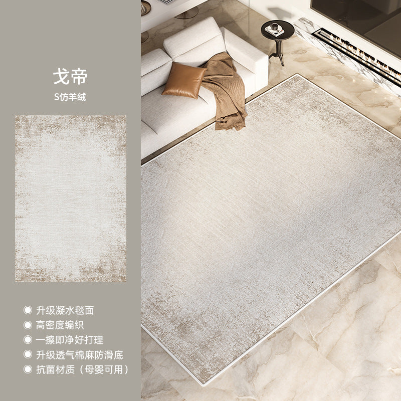 Distributed carpet living room bedroom  new style accessible luxury high-end modern simple bedside no-wash, wipeable and no maintenance