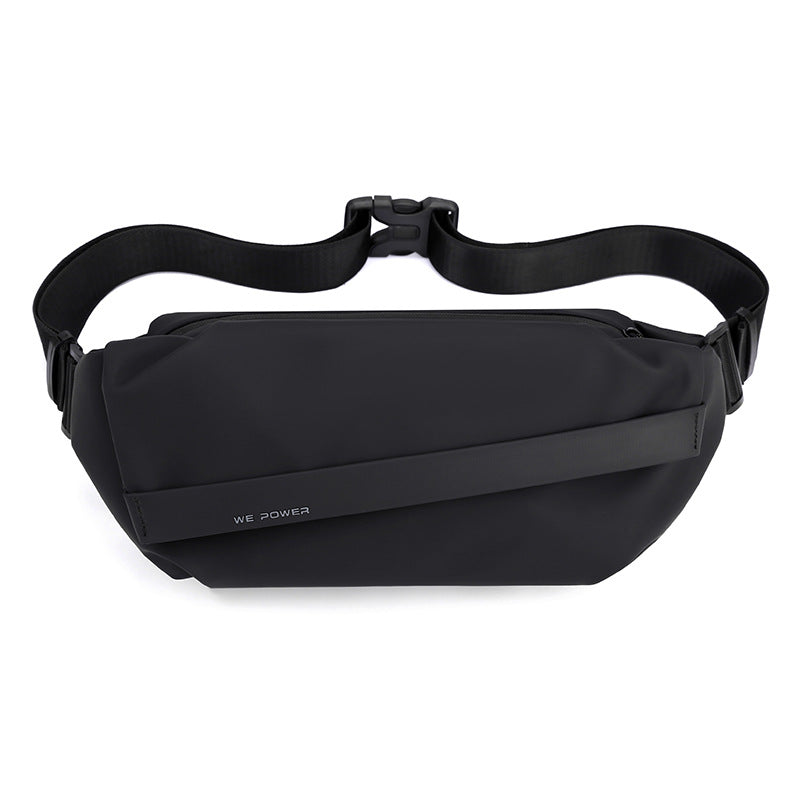 Factory direct sales of new trendy men's breast bags, Korean version of anti-splashing messenger bags, fashionable business men's bags,  special supply