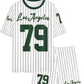 Men's casual tracksuit set, featuring a "32" number print, a popular cross-border european and american style