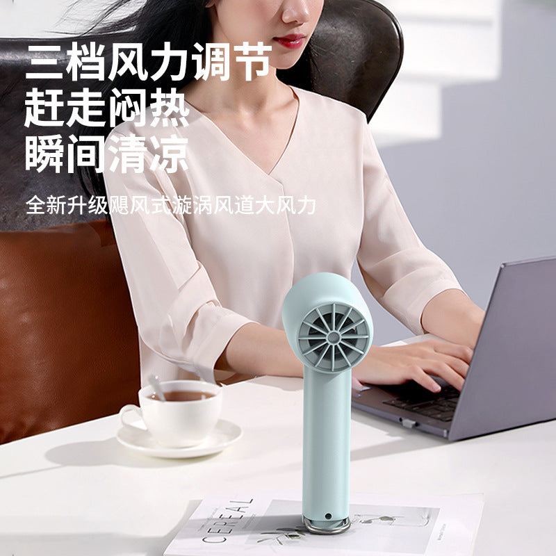 New handheld cooling fan - usb rechargeable portable mini fan for home, desk, and outdoor use - wholesale direct from factory