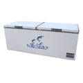 Commercial freezer - large capacity kitchen meat refrigeration & freezing cabinet - home horizontal refrigerator ice cream display freezer
