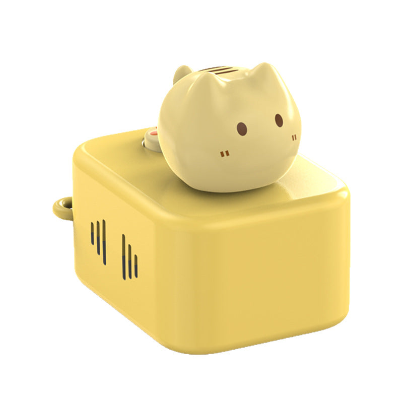 new product decompression creative kitten plug button with music key pendant mini office ornaments small toys