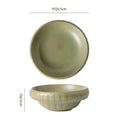 8inch bowl-fruit green