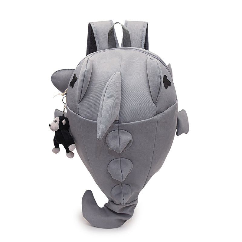 Shark backpack niche design cycling bag men and women whales motorcycle backpack helmet bag travel computer bag