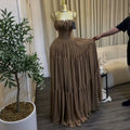 European and american cross-border women's clothing:  summer new arrival - elegant and chic ruched high-waisted long dress with spaghetti straps