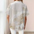 wholesale women's short-sleeved shirts, trendy shirt with hot-selling cross-border print designs, dropshipping available