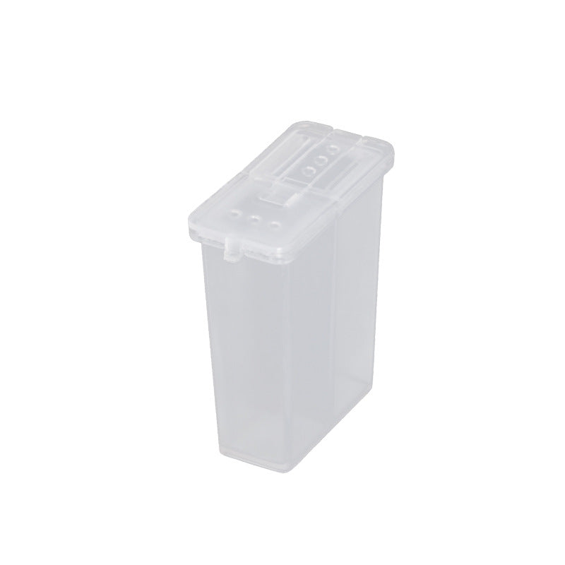 Kitchen for home dispensing seasoning bottle salt shaker moisture-proof sealed seasoning seasoning box double grid seasoning box factory direct sale