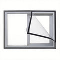 A complete set of window screens with velcro, thickened for home self-adhesive window patchwork curtains without punching holes