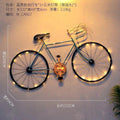 Loft industrial style wall decorations indoor wall bar creative iron bicycle soft decoration pendant