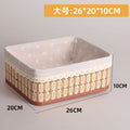 Wicker dirty clothes basket dormitory table set dirty clothes basket with lid covered woven large capacity dirty clothes basket hot pot restaurant